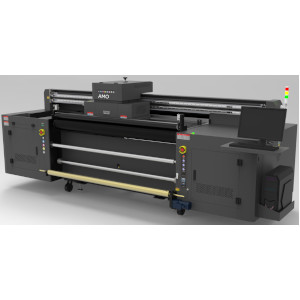 AMO Hybrid UV Inkjet Printer AM2500UVH12k24i with 12 pieces Konica km1024i printhead.